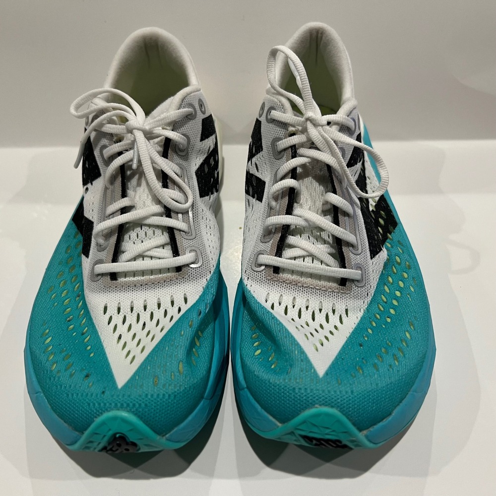 New Balance FuelCell SuperComp Pacer v2 White Teal Running Shoes Womens 9